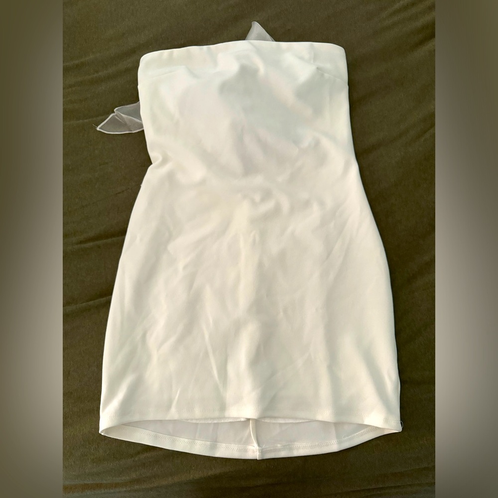 Lucy In The Sky White Bodycon Mini Dress